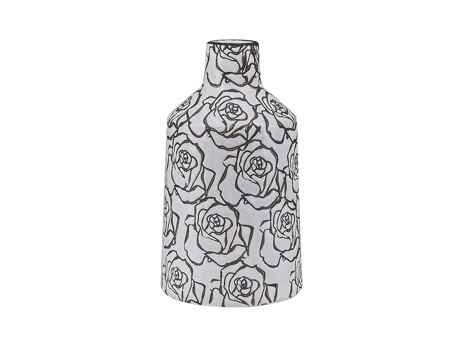 Vase à fleurs ALINDA Grès 26 cm Blanc