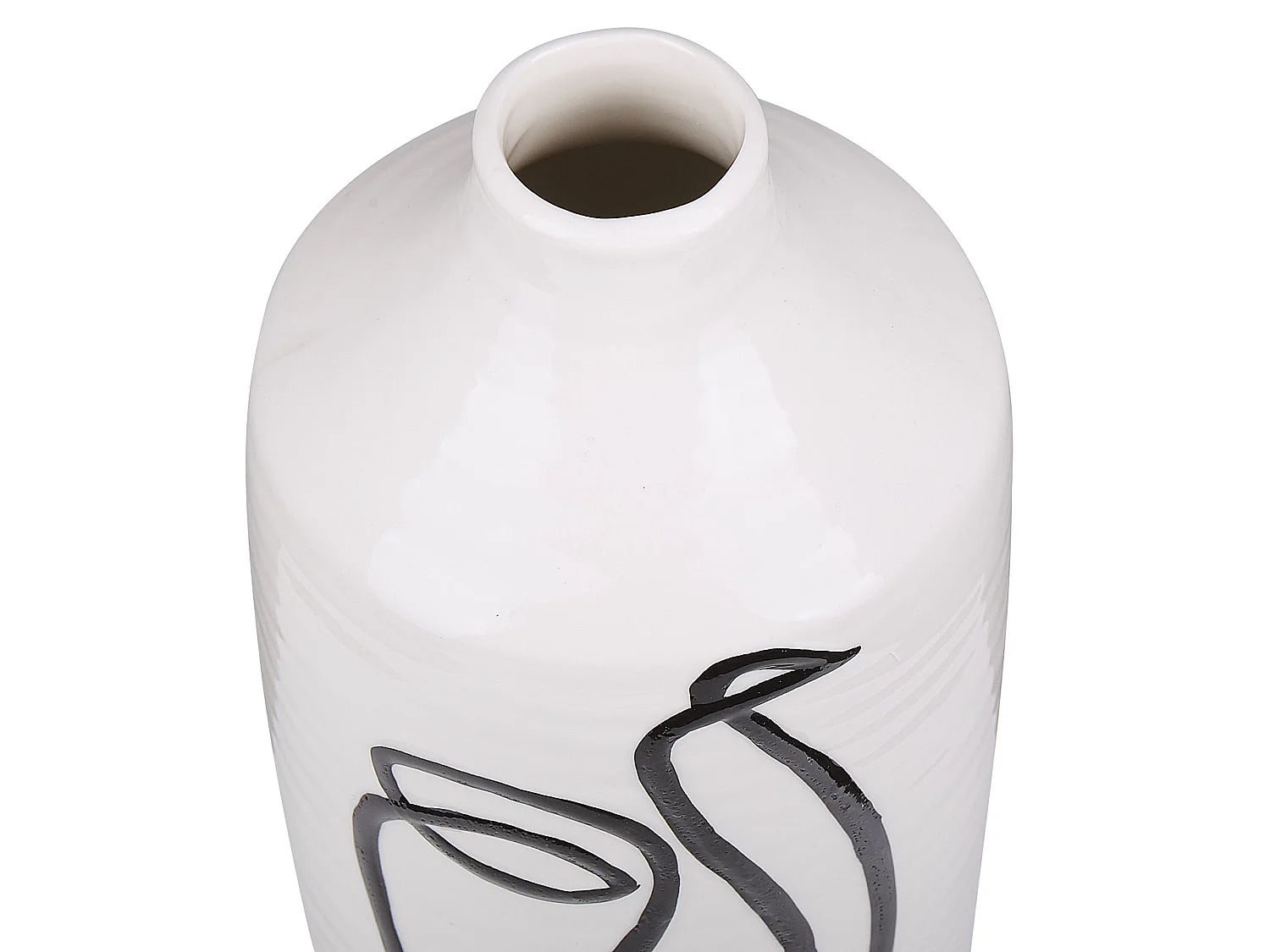 Wazon na kwiaty AENUS Kamionka 22 cm Biały