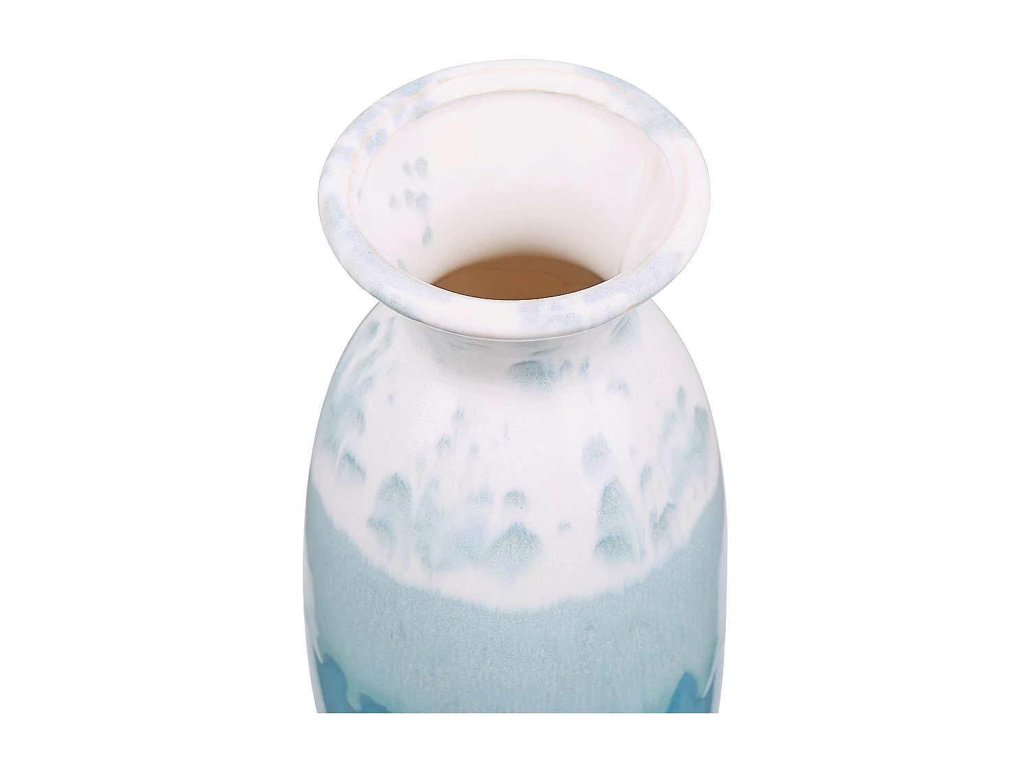 Vase à fleurs CHALCIS Grès 25 cm Bleu