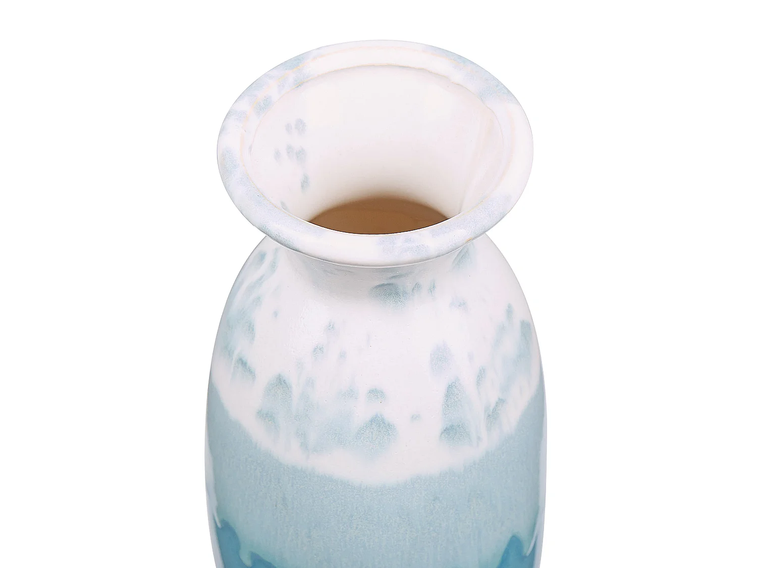 Vase à fleurs CHALCIS Grès 25 cm Bleu