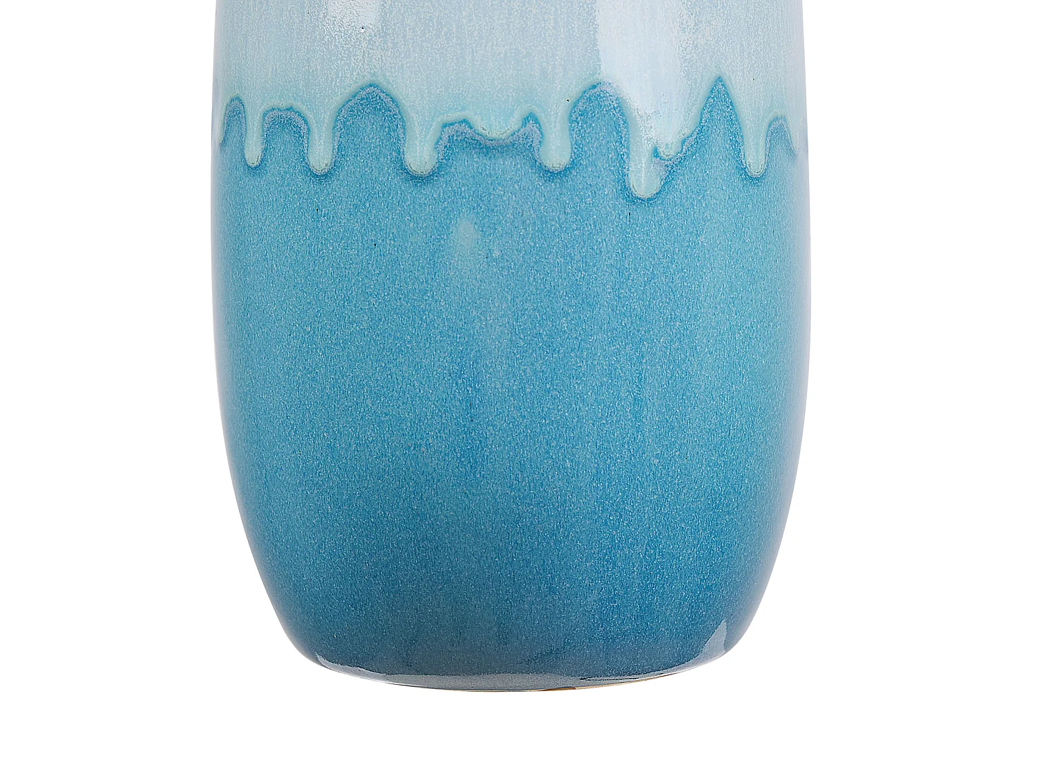 Vase à fleurs CHALCIS Grès 25 cm Bleu