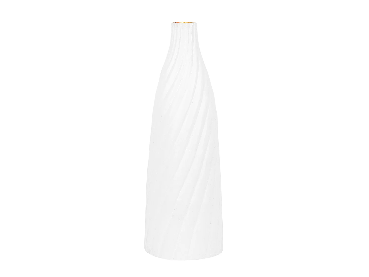 Vase décoratif FLORENTIA Céramique 54 cm Blanc