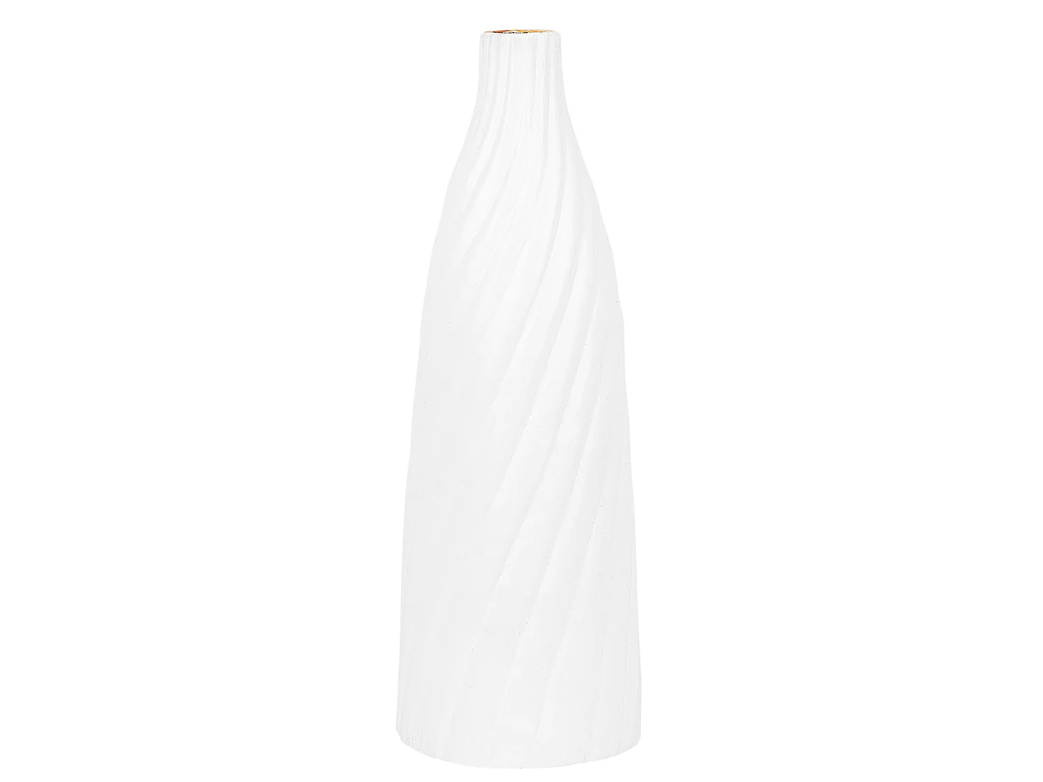 Vase décoratif FLORENTIA Céramique 54 cm Blanc