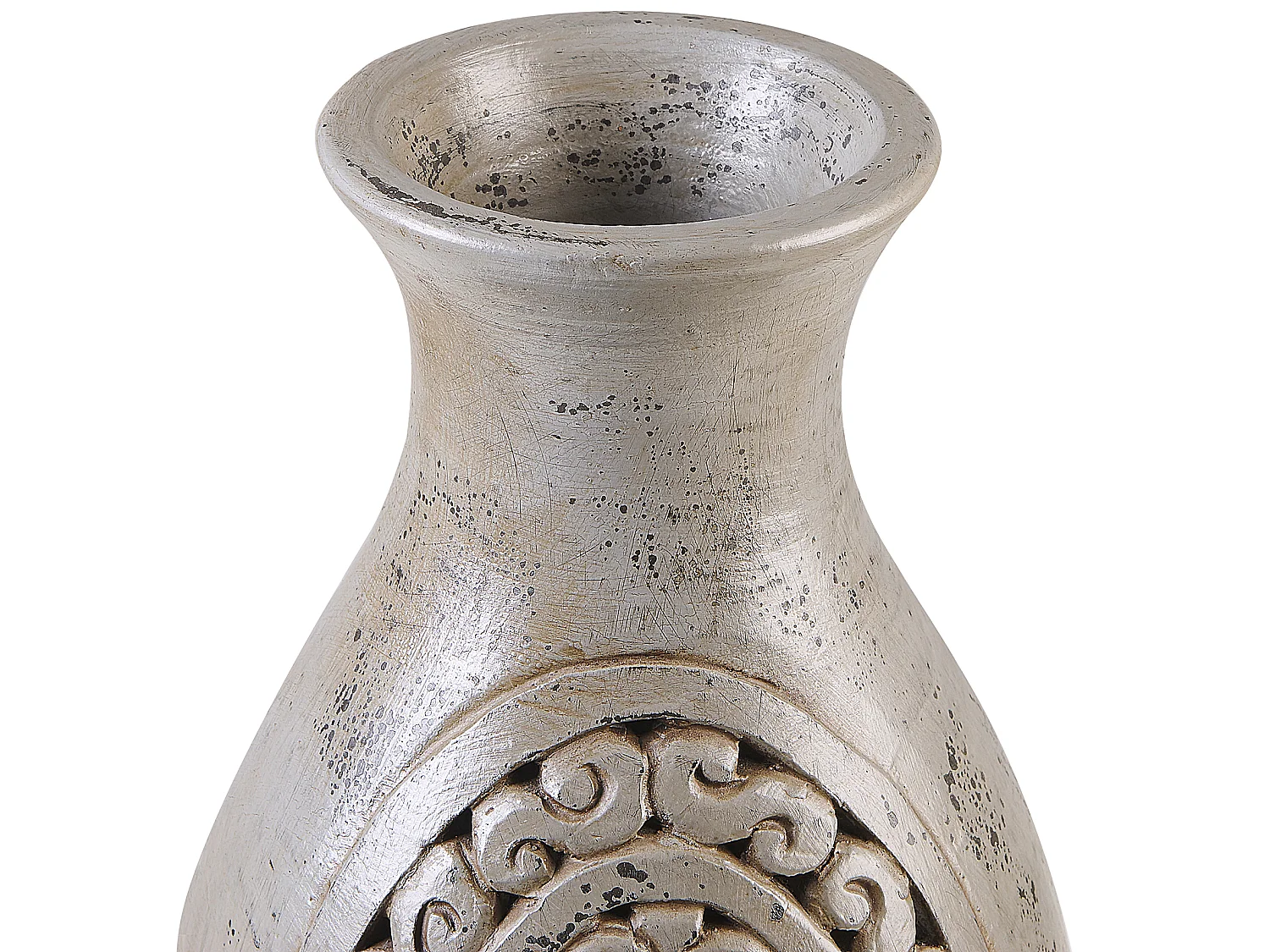 Jarro decorativo MEGARA Cerâmica 51 cm Cinzento