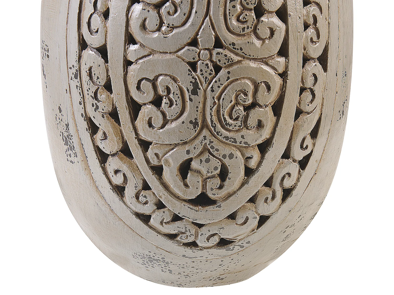 Jarro decorativo MEGARA Cerâmica 51 cm Cinzento