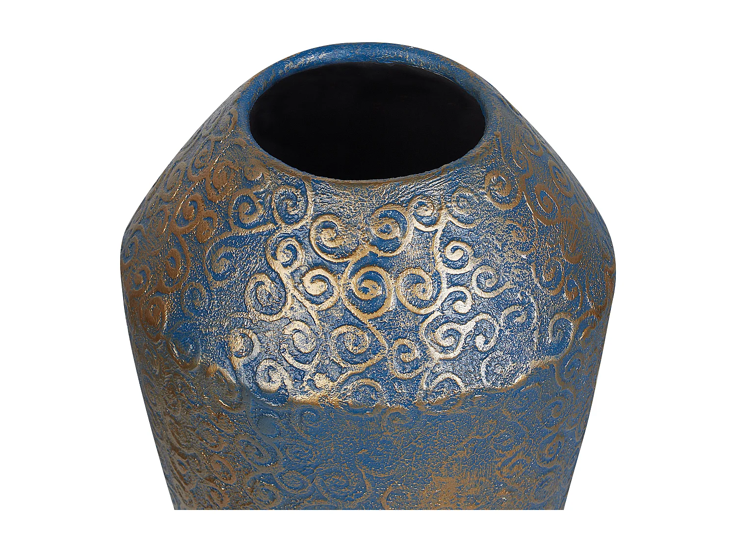 Vase décoratif MASSA Céramique 53 cm Bleu