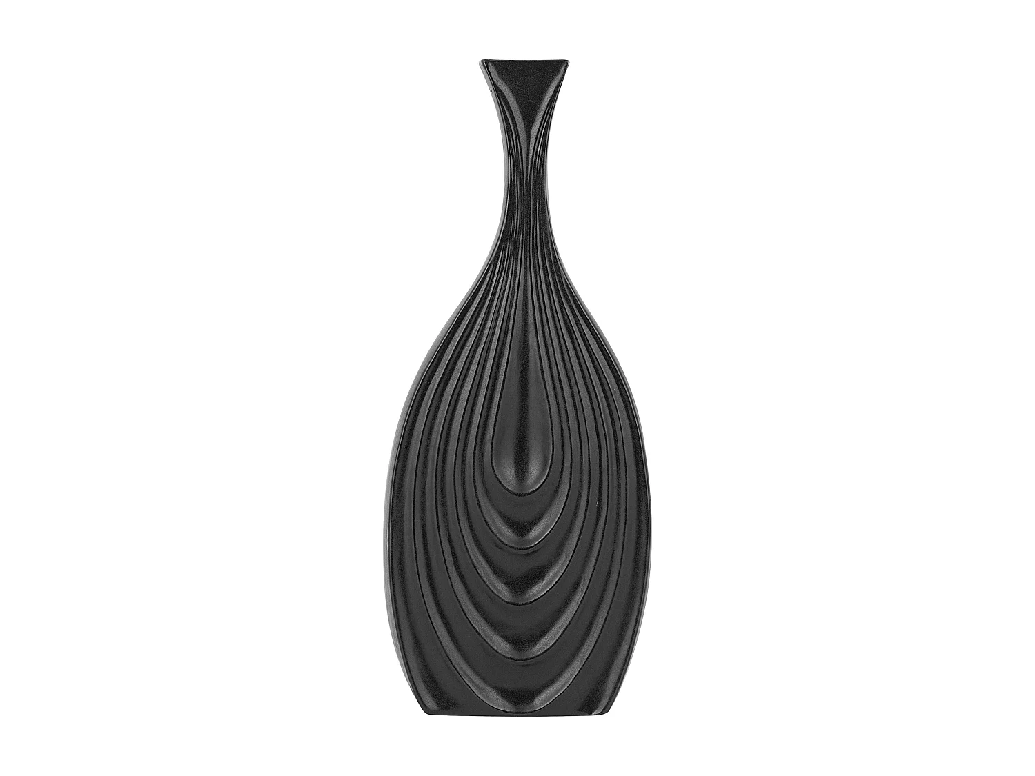 Vaso decorativo THAPSUS Ceramica 39 cm Nero
