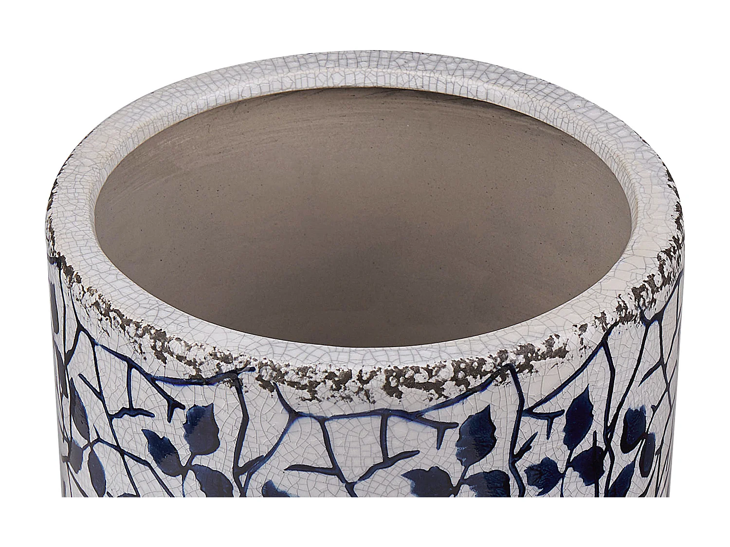 Vaso da fiori MYOS Gres porcellanato 15 cm Bianco