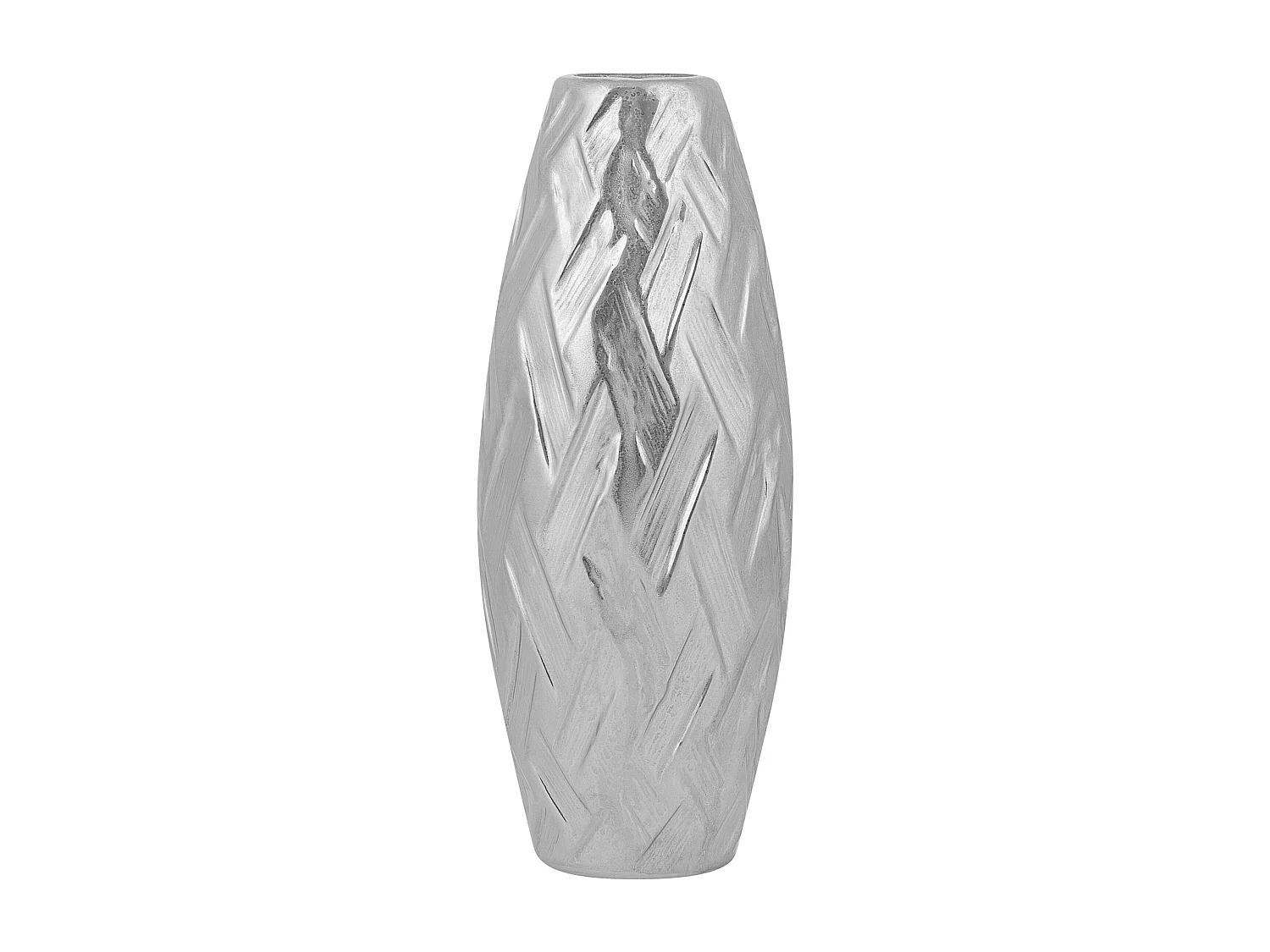 Vaso decorativo ARPAD Gres porcellanato 33 cm Argento