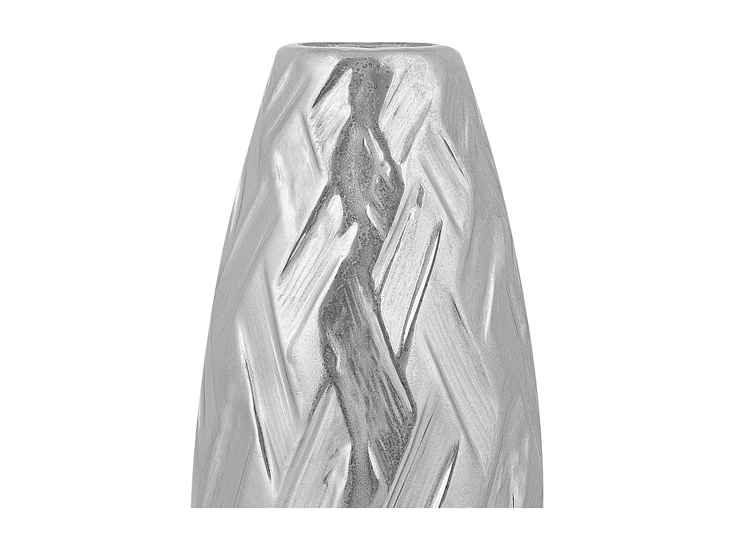 Vaso decorativo ARPAD Gres porcellanato 33 cm Argento