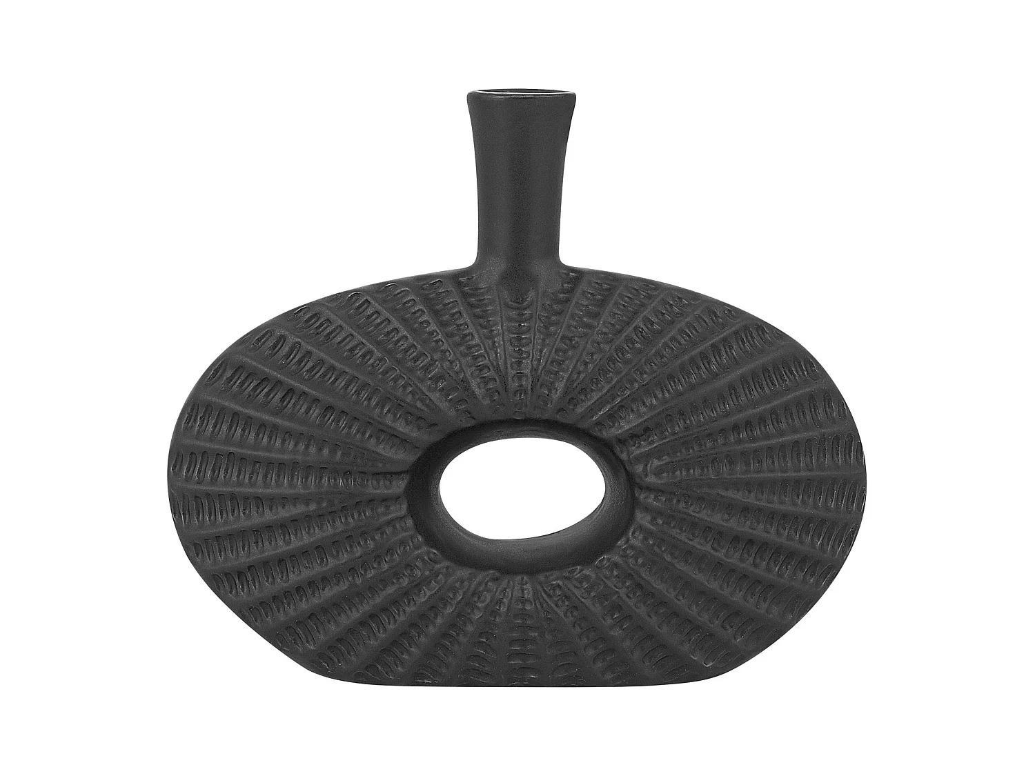 Vase décoratif ARWAD Grès 24 cm Noir