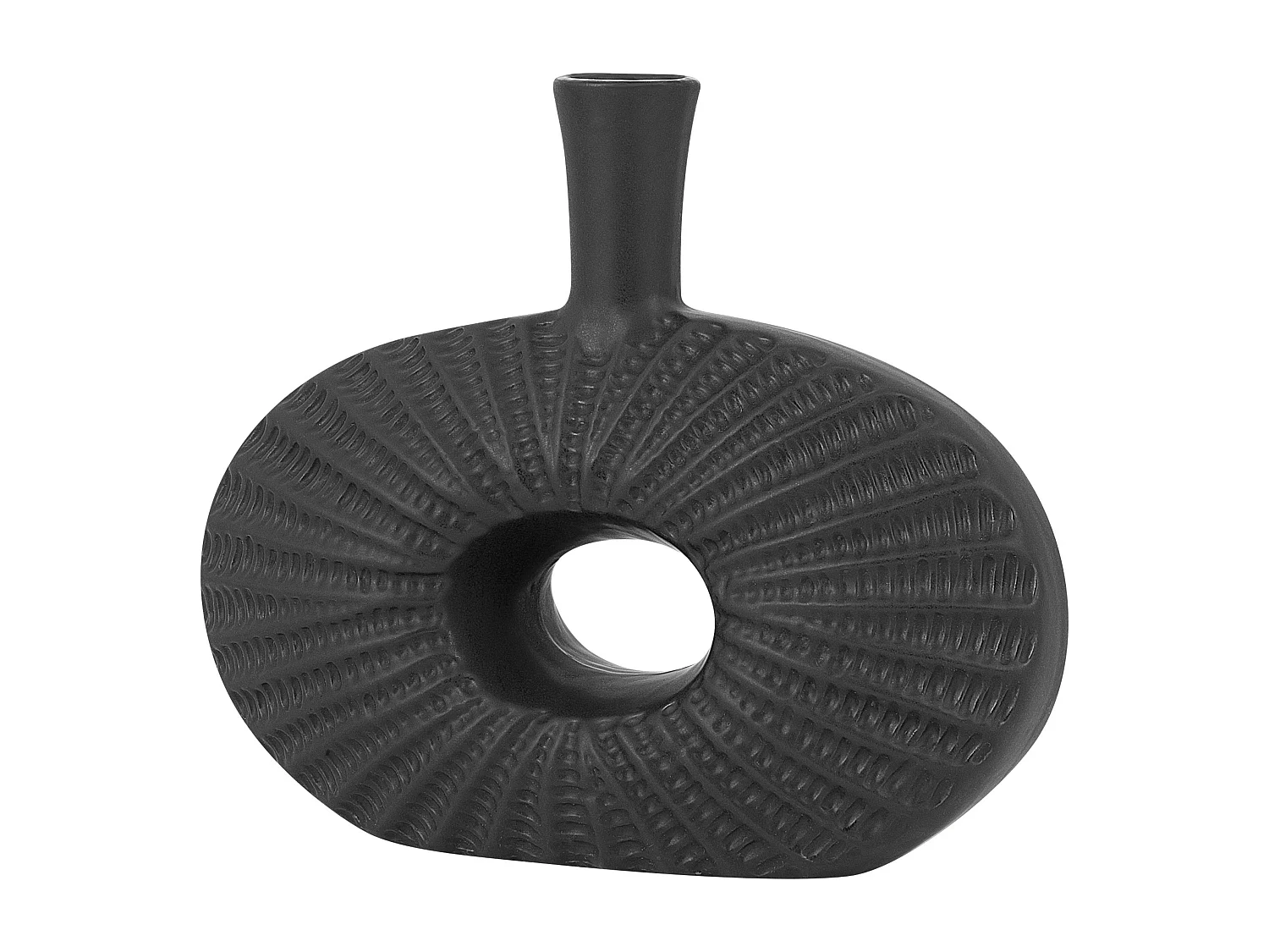 Decovaas ARWAD Steengoed 24 cm Zwart