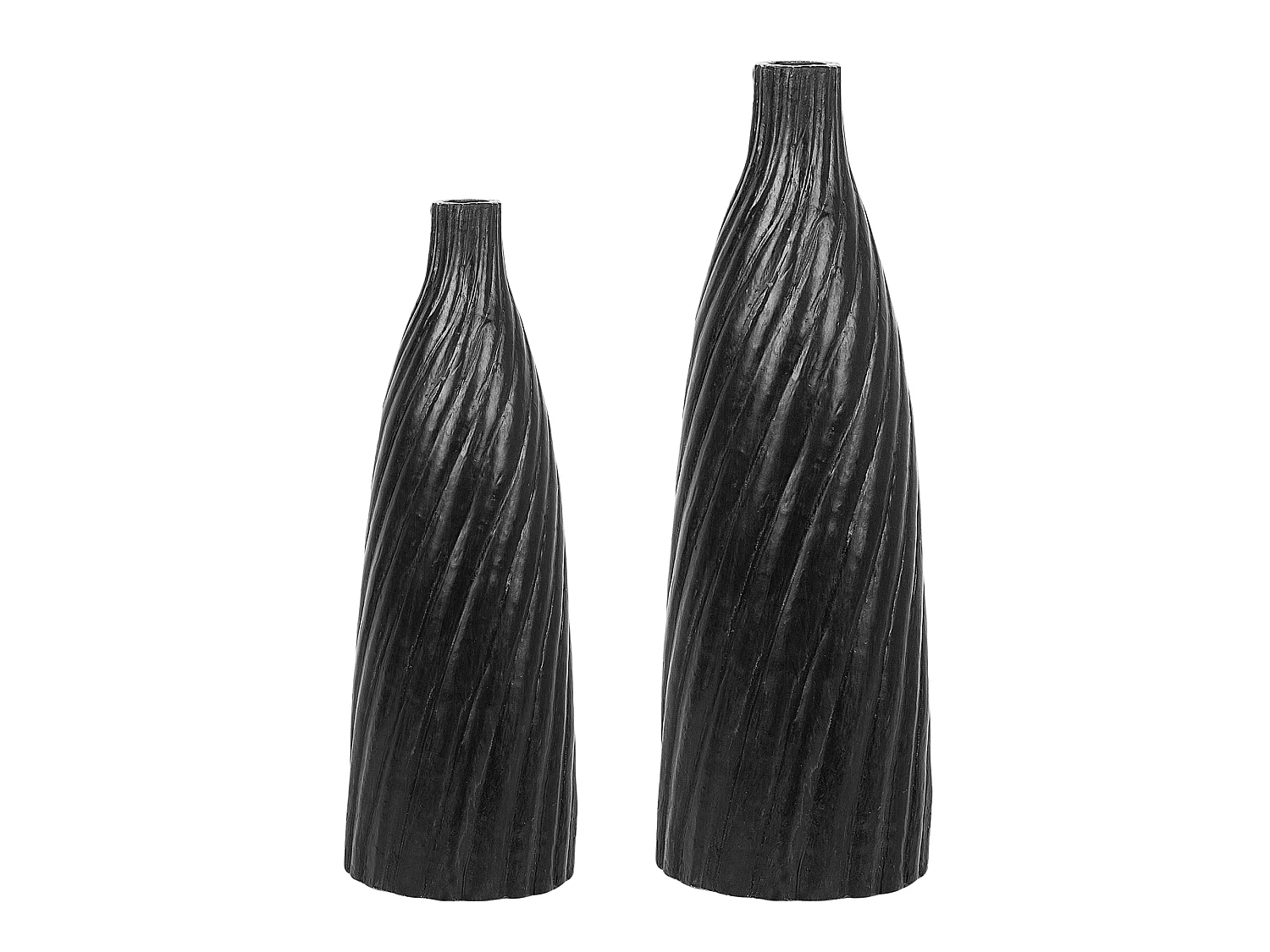 Moderne Deko-Bodenvase in Schwarz 54 cm Florentia