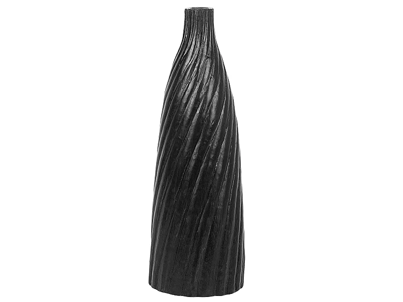 Vase décoratif FLORENTIA Céramique 50 cm Noir