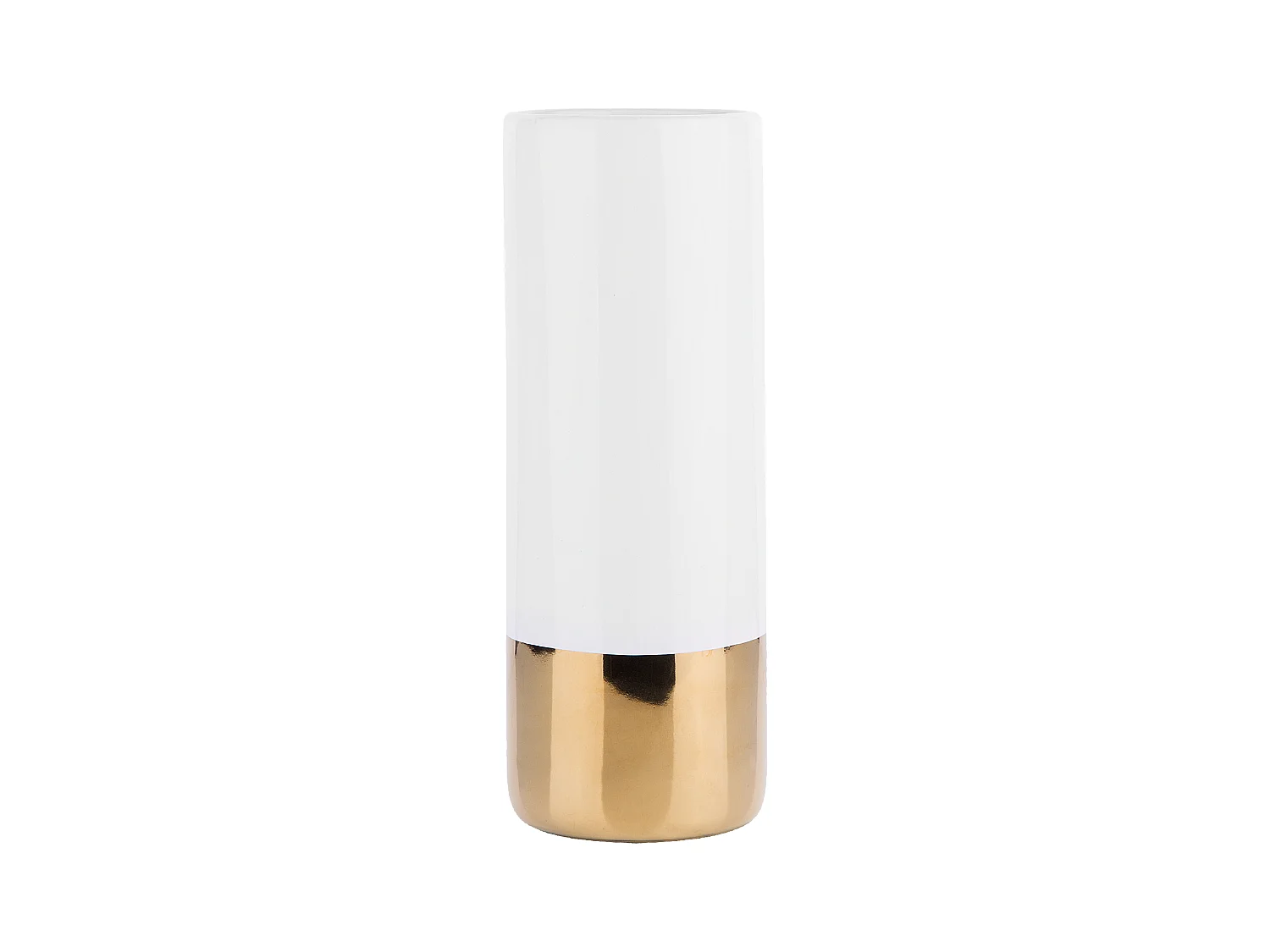Vase à fleurs GELIDA Grès 36 cm Blanc