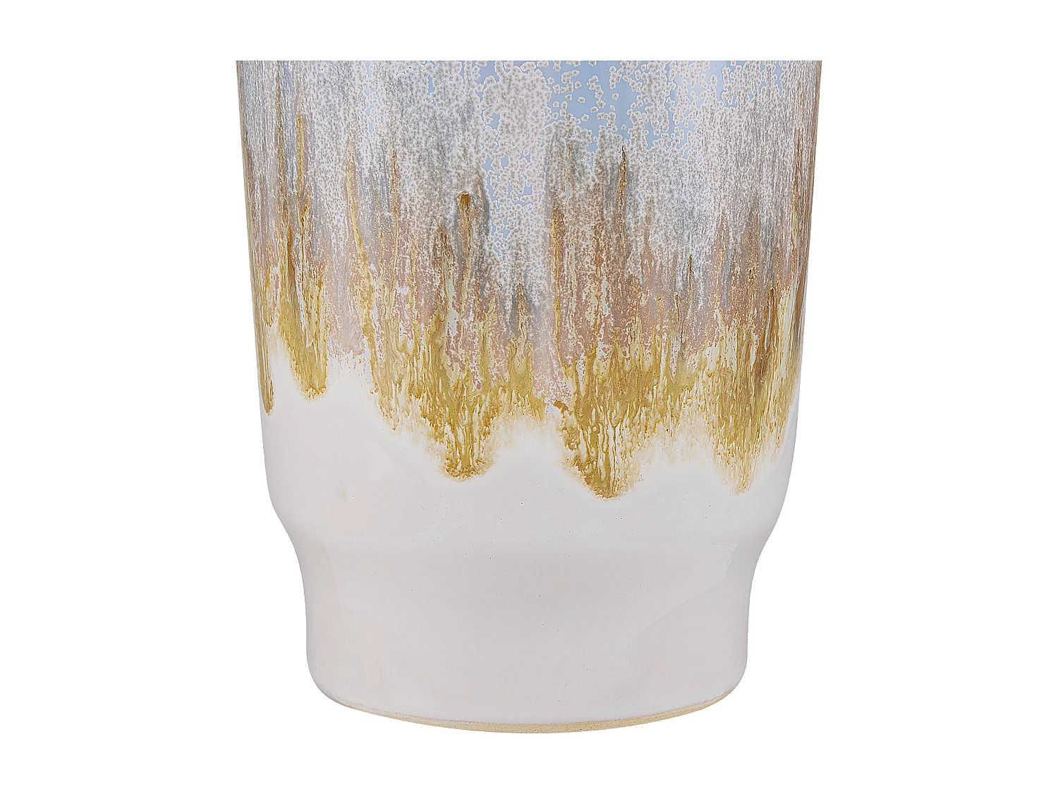 Vase à fleurs GERRHA Grès 25 cm Bleu clair