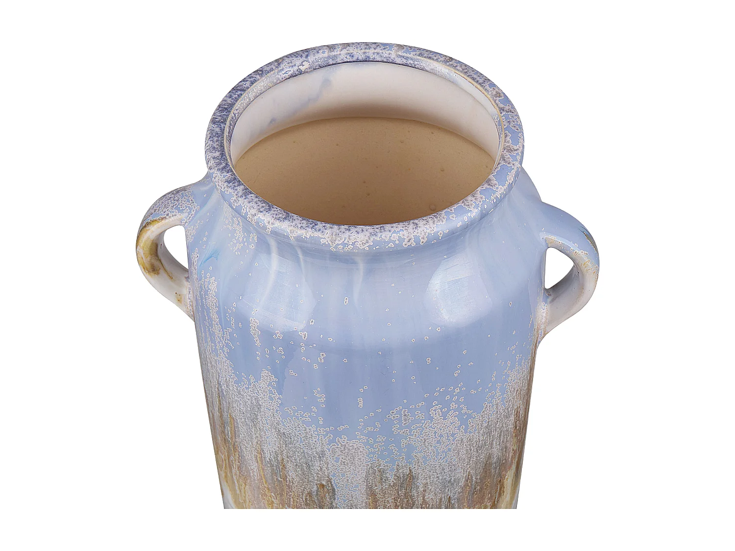 Vaso da fiori GERRHA Gres porcellanato 25 cm Azzurro