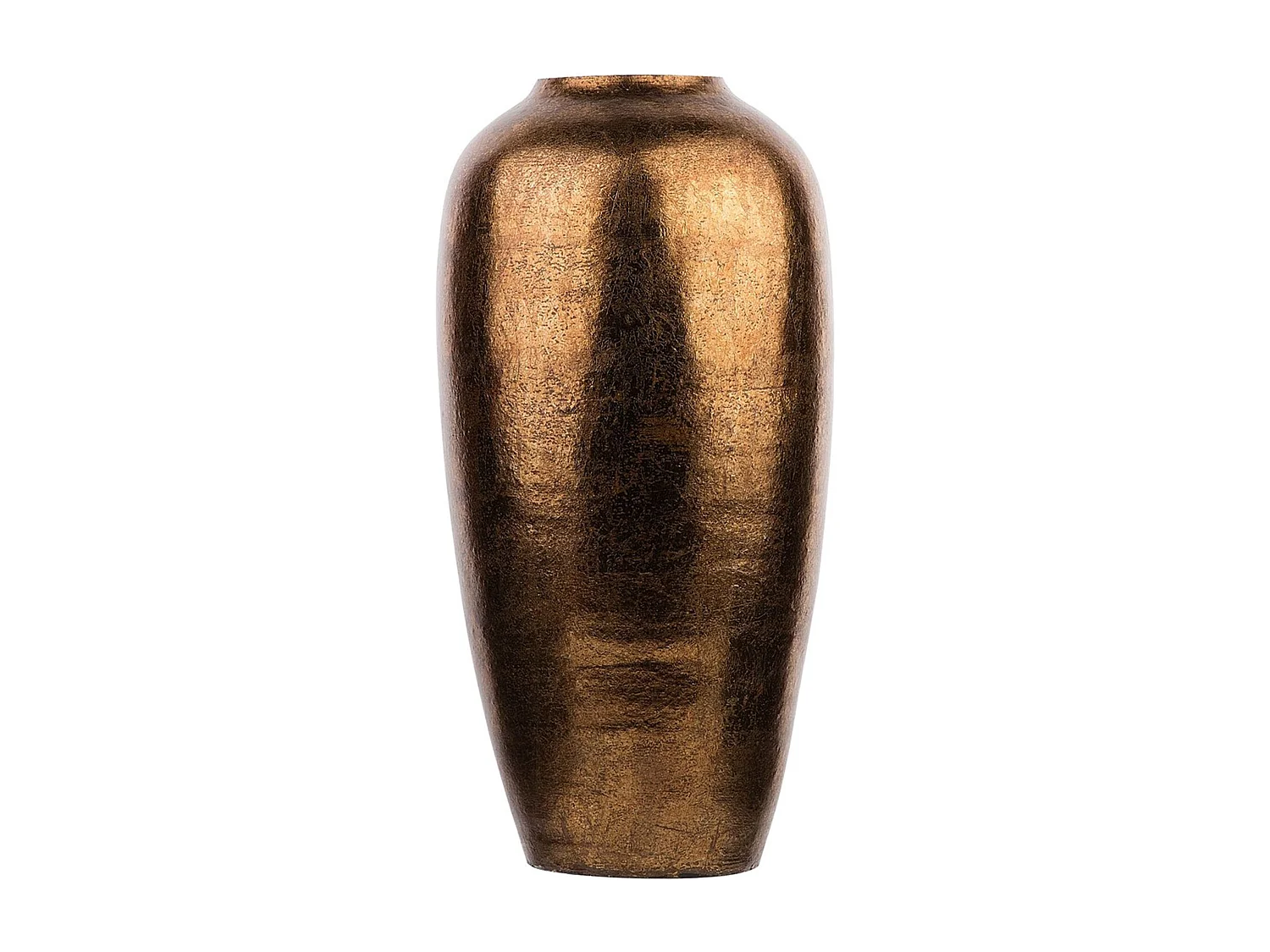 Vase décoratif LORCA Céramique 48 cm Marron doré