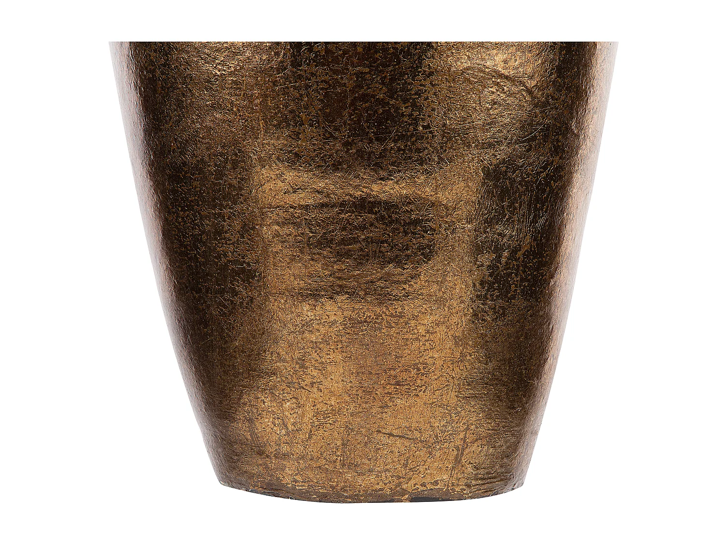 Vase décoratif LORCA Céramique 48 cm Marron doré