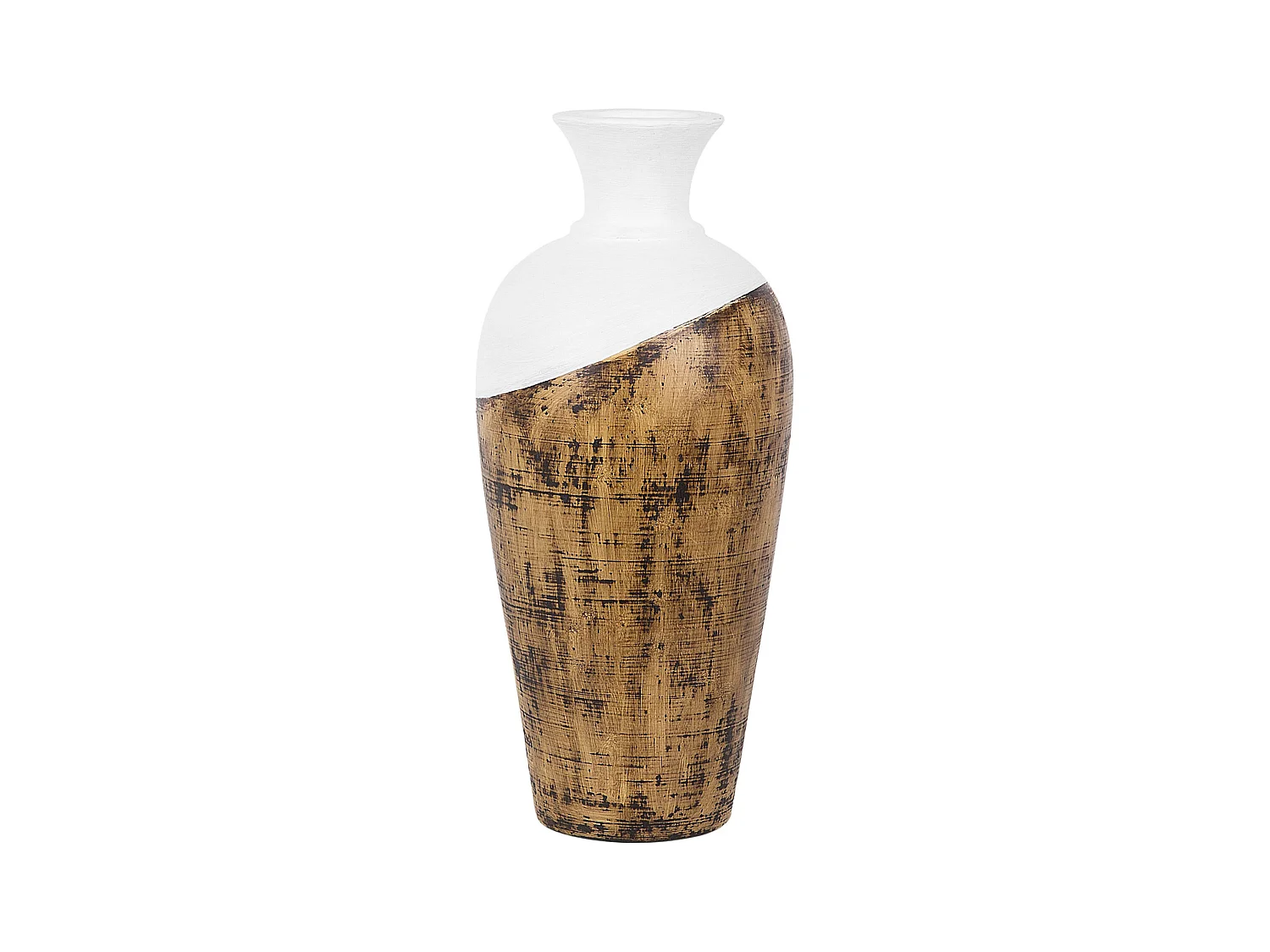 Vase décoratif BONA Céramique 45 cm Blanc