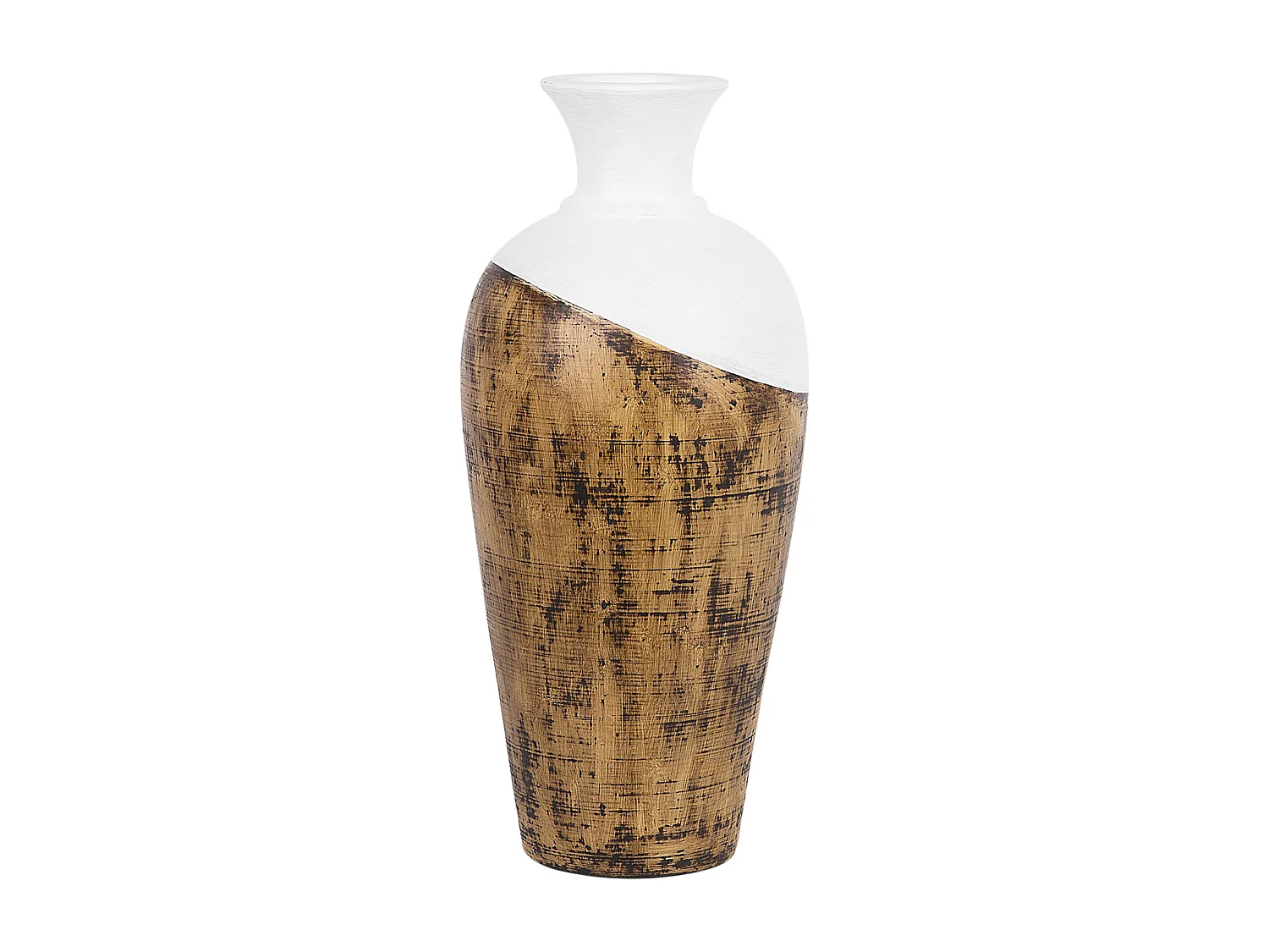 Vase décoratif BONA Céramique 45 cm Blanc