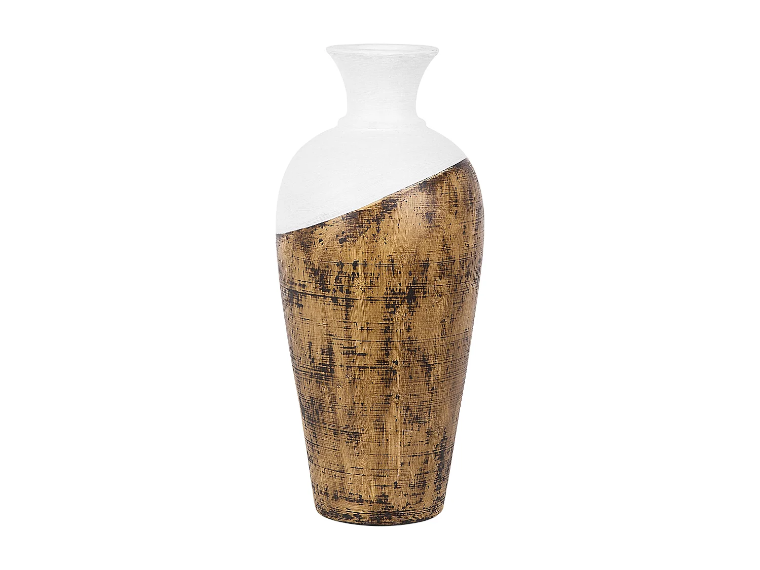 Vase décoratif BONA Céramique 45 cm Blanc