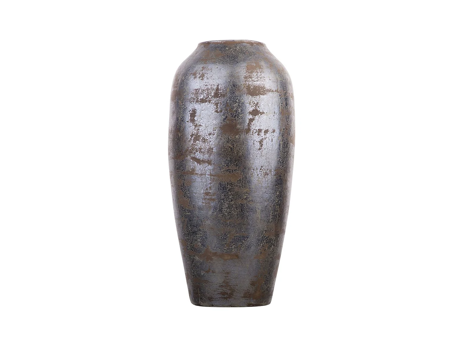 Vase décoratif LORCA Céramique 48 cm Gris foncé