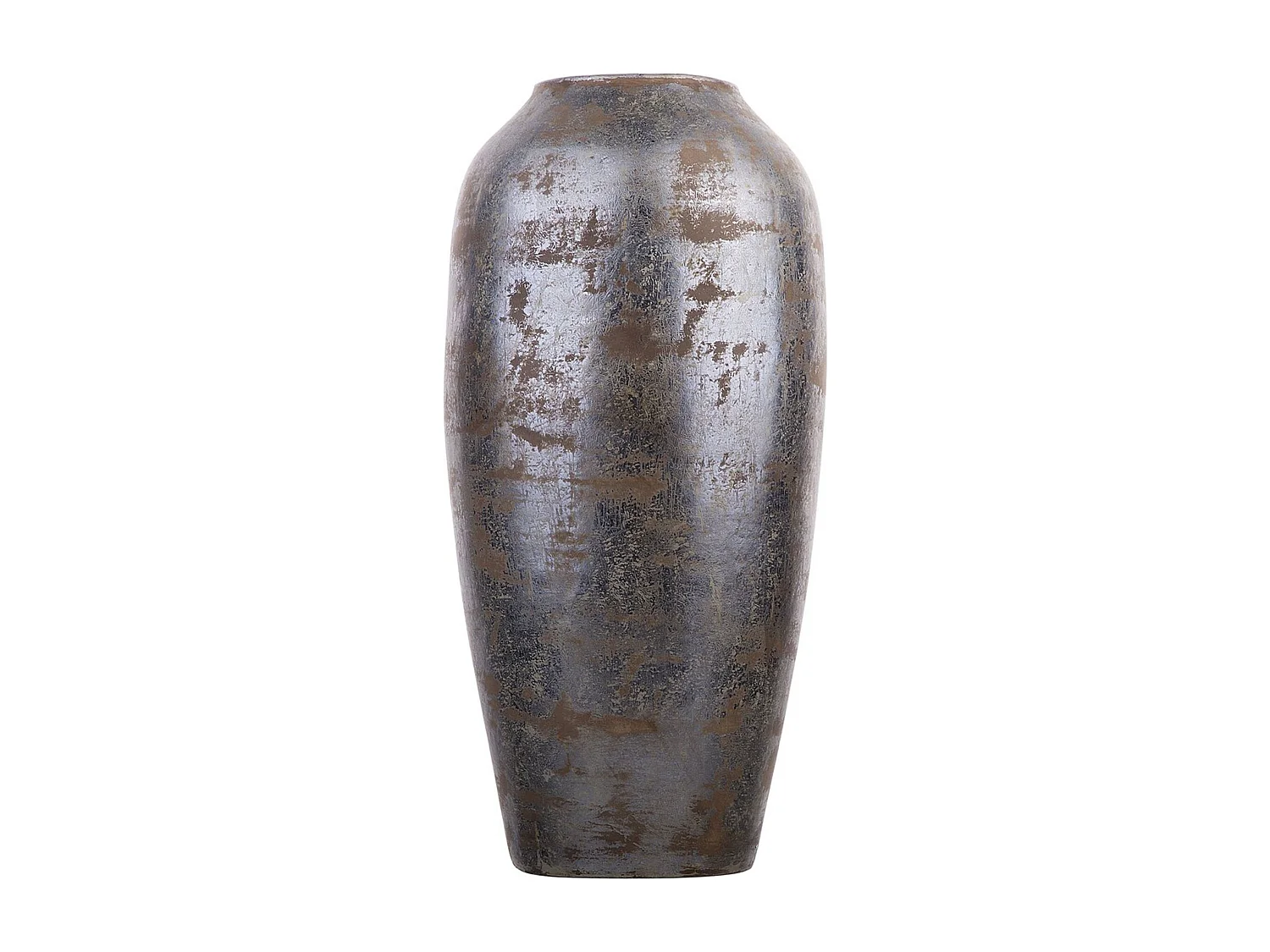 Vase décoratif LORCA Céramique 48 cm Gris foncé