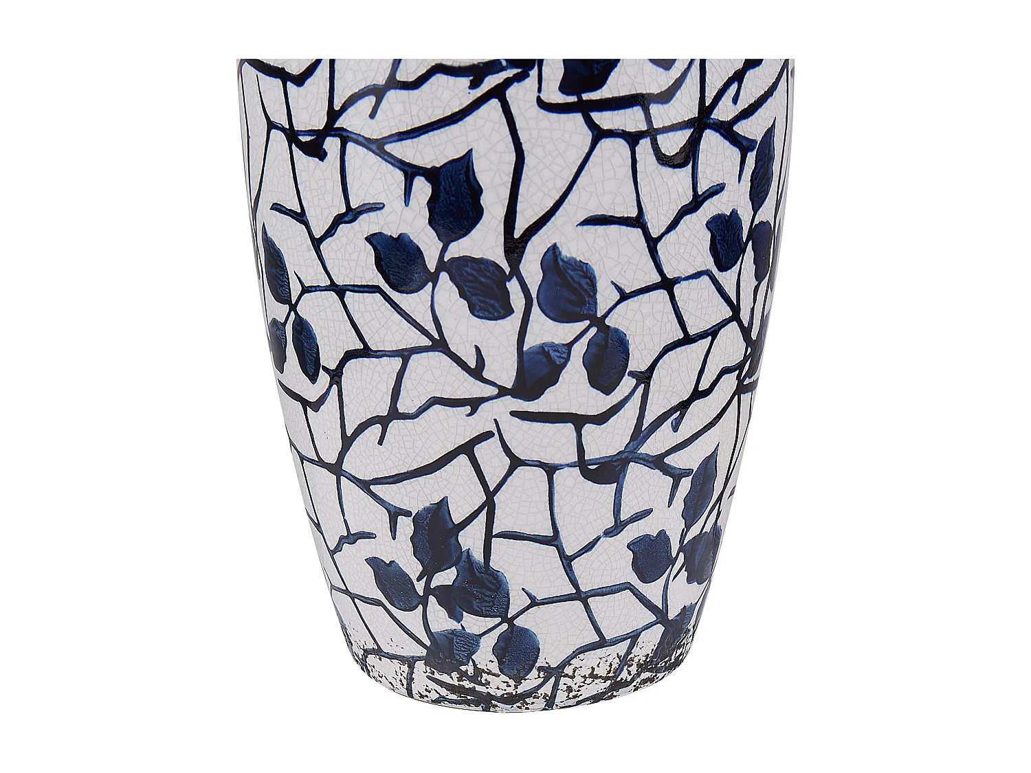 Vase à fleurs MUTILENE Grès 25 cm Blanc