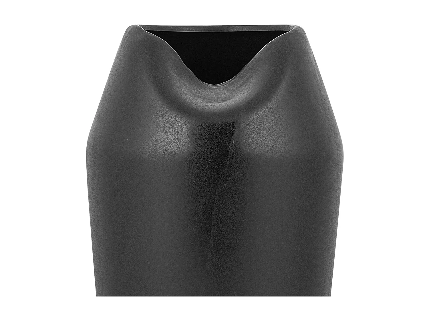 Jarro decorativo APAMEA Grés 33 cm Preto