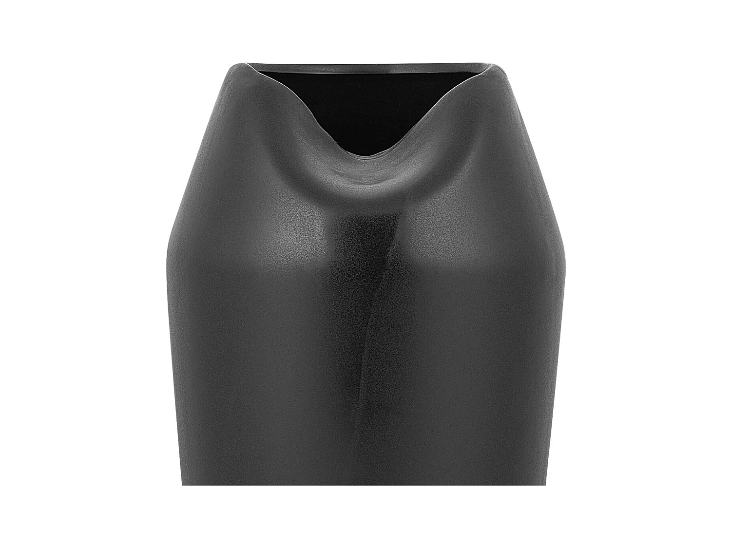 Wazon dekoracyjny APAMEA Kamionka 33 cm Czarny