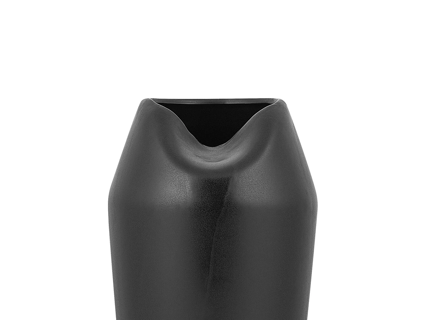 Vase décoratif APAMEA Grès 33 cm Noir