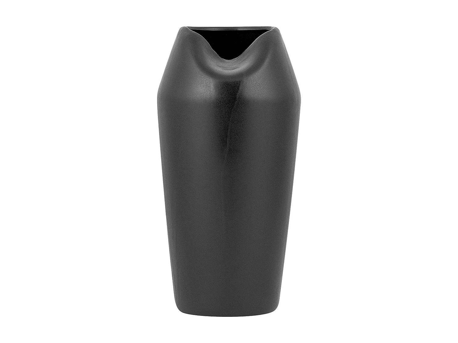 Vase décoratif APAMEA Grès 33 cm Noir