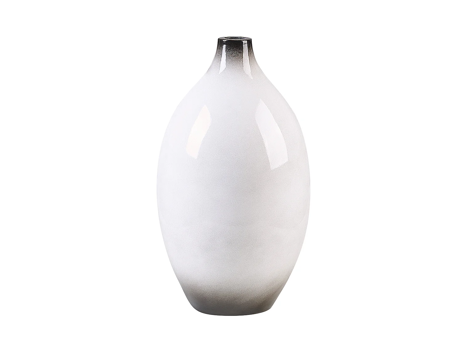Vase décoratif BAEZA Céramique 36 cm Blanc