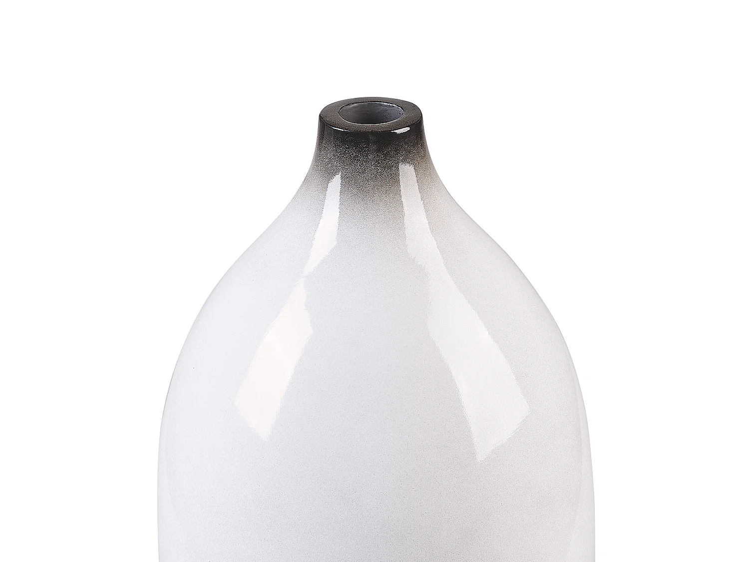 Vase décoratif BAEZA Céramique 36 cm Blanc