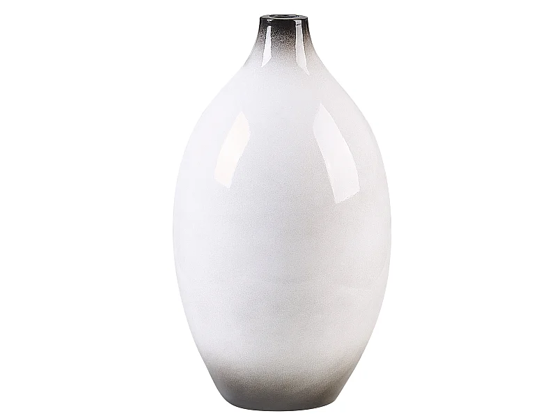 Vase décoratif BAEZA Céramique 36 cm Blanc