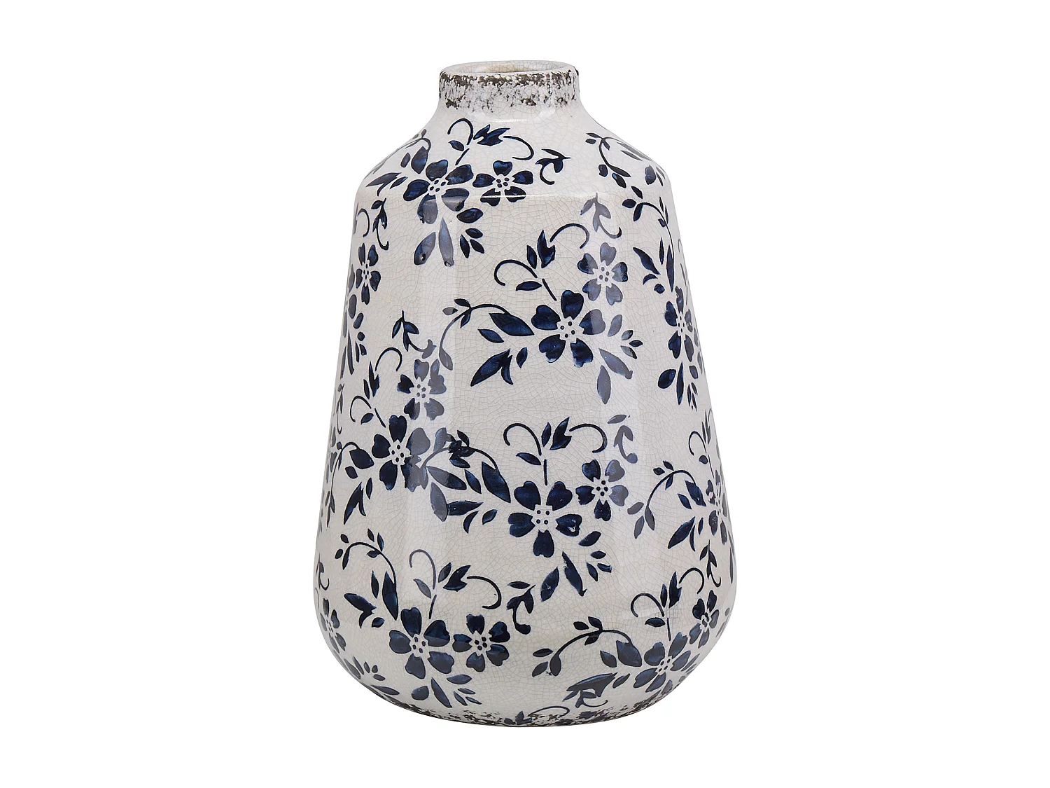 Vaso da fiori MARONEIA Gres porcellanato 25 cm Bianco