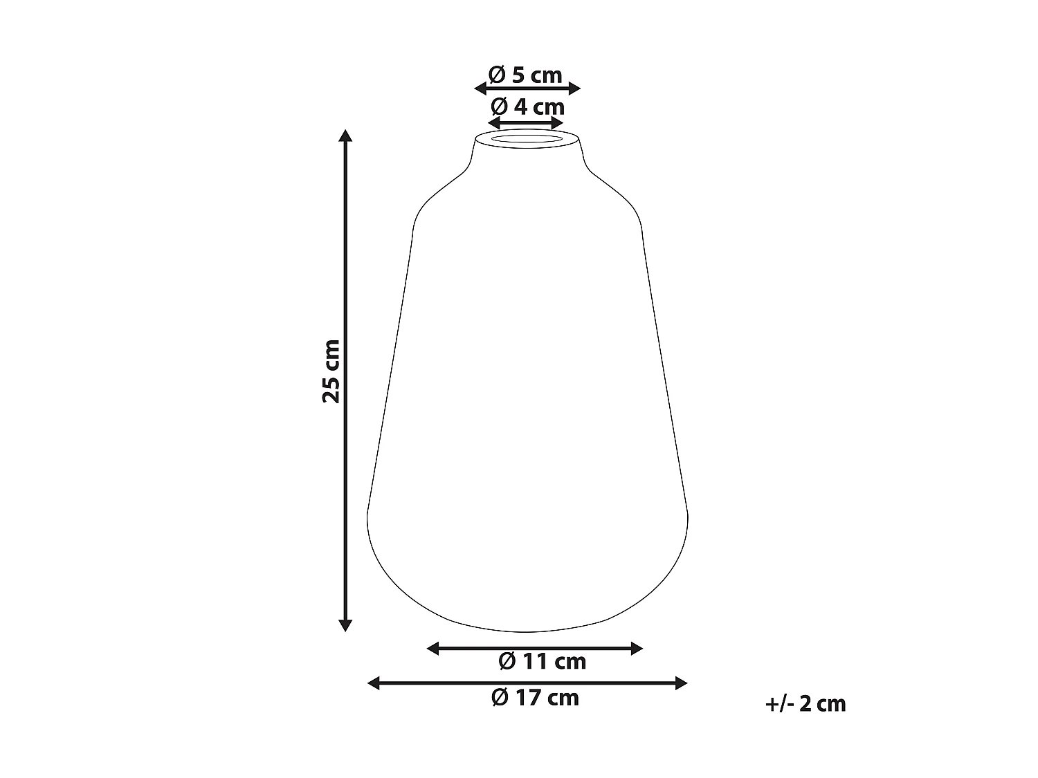 Vaso da fiori MARONEIA Gres porcellanato 25 cm Bianco