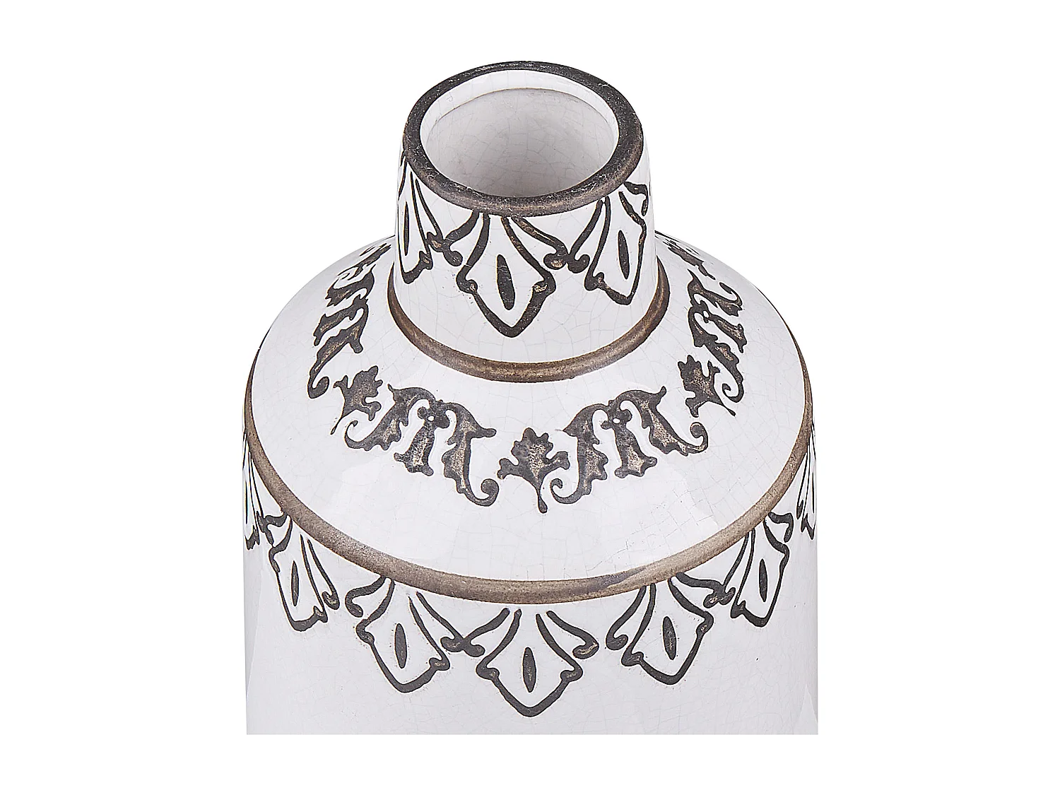 Vase à fleurs AMISOS Grès 25 cm Blanc