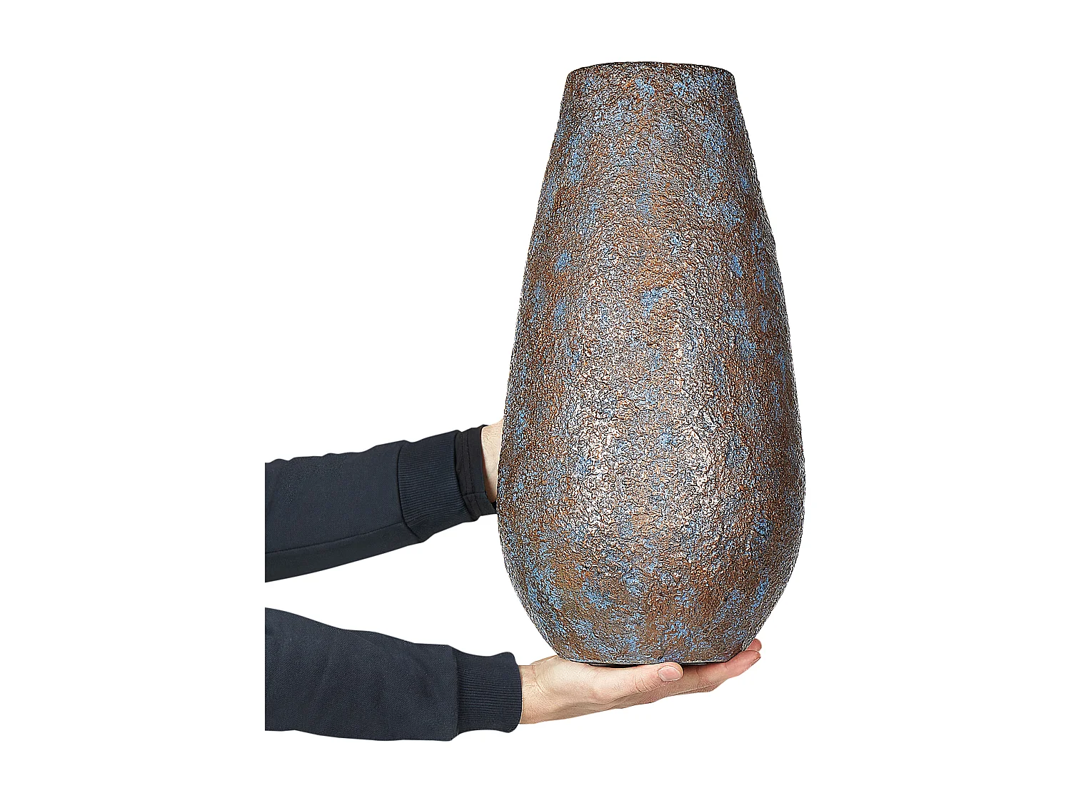 Vase décoratif BRIVAS Céramique 49 cm Marron foncé