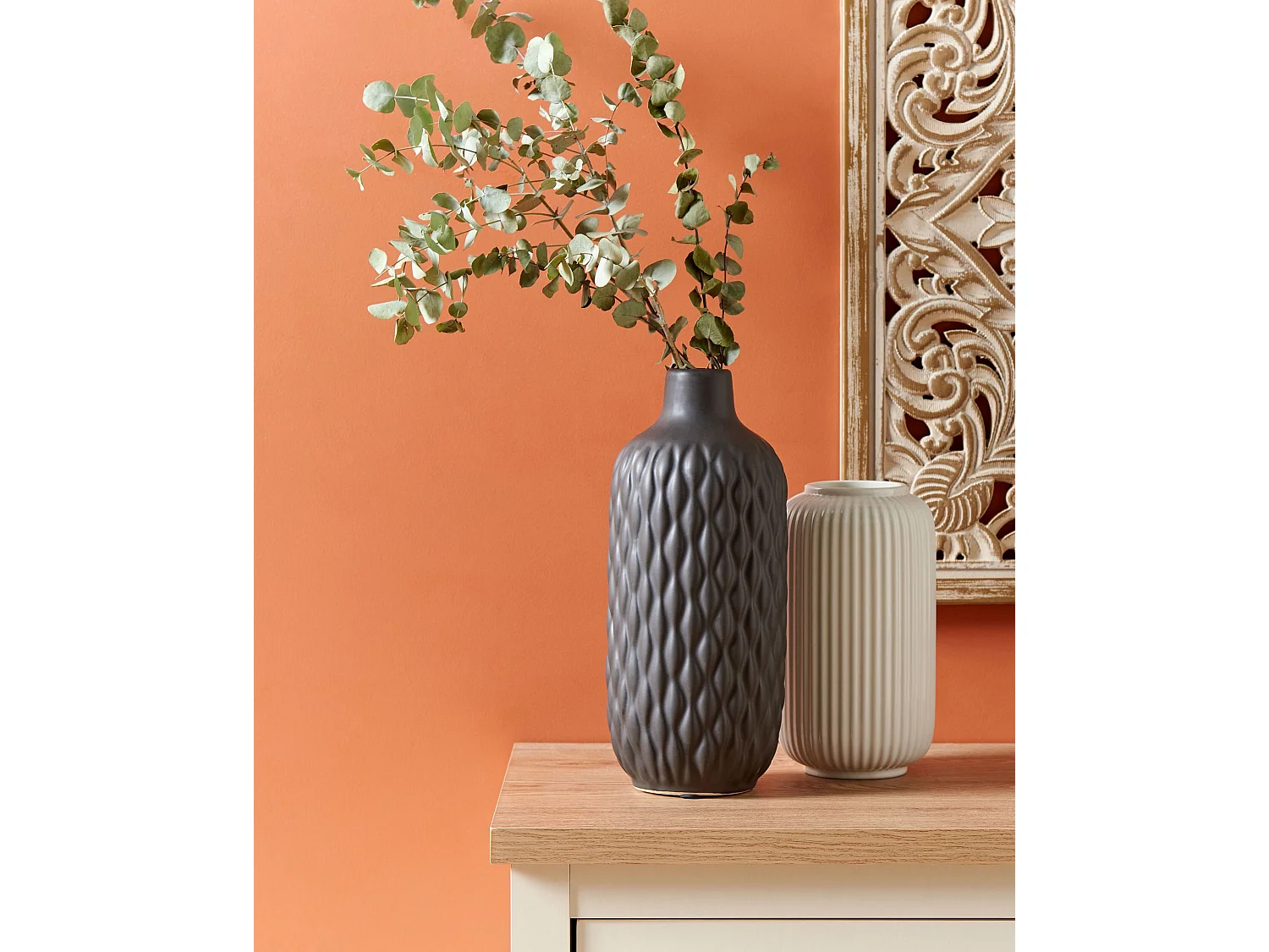 Decovaas EMAR Steengoed 31 cm Zwart