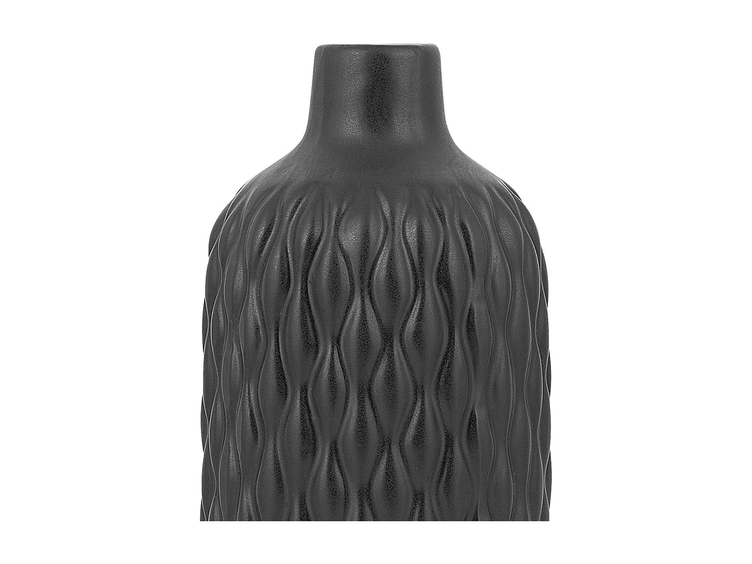 Vase für saisonale Dekoration schwarz Emar