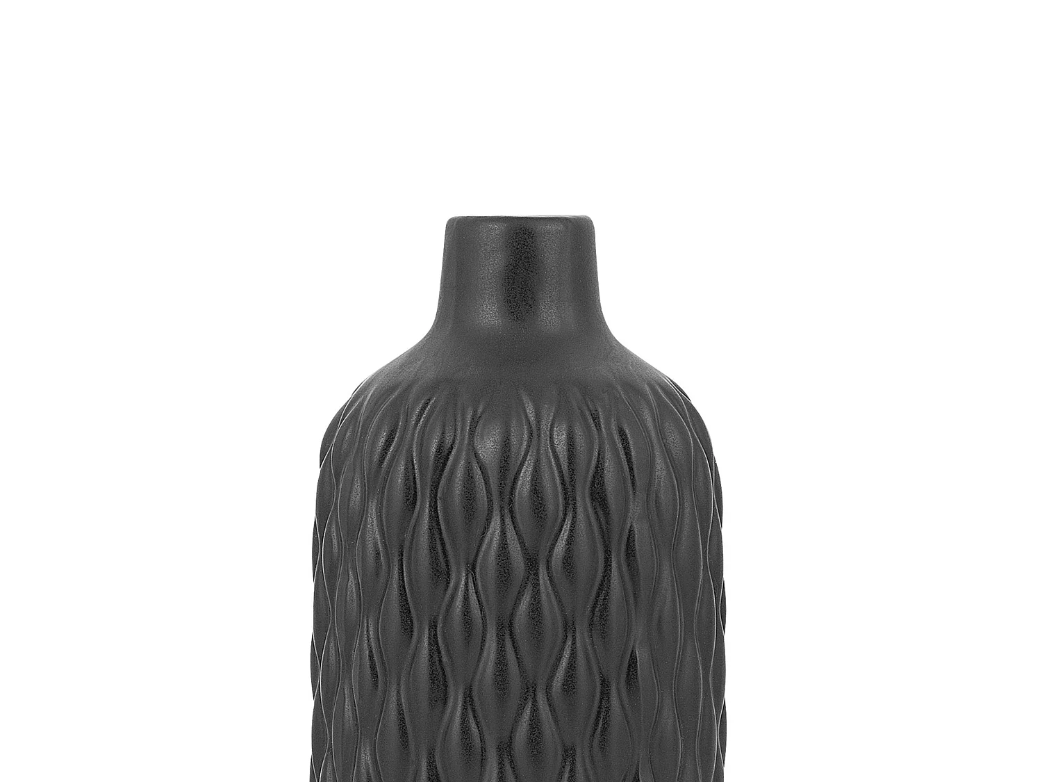 Vase décoratif EMAR Grès 31 cm Noir
