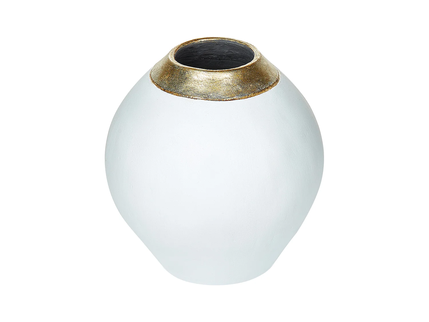 Vase décoratif LAURI Céramique 33 cm Blanc