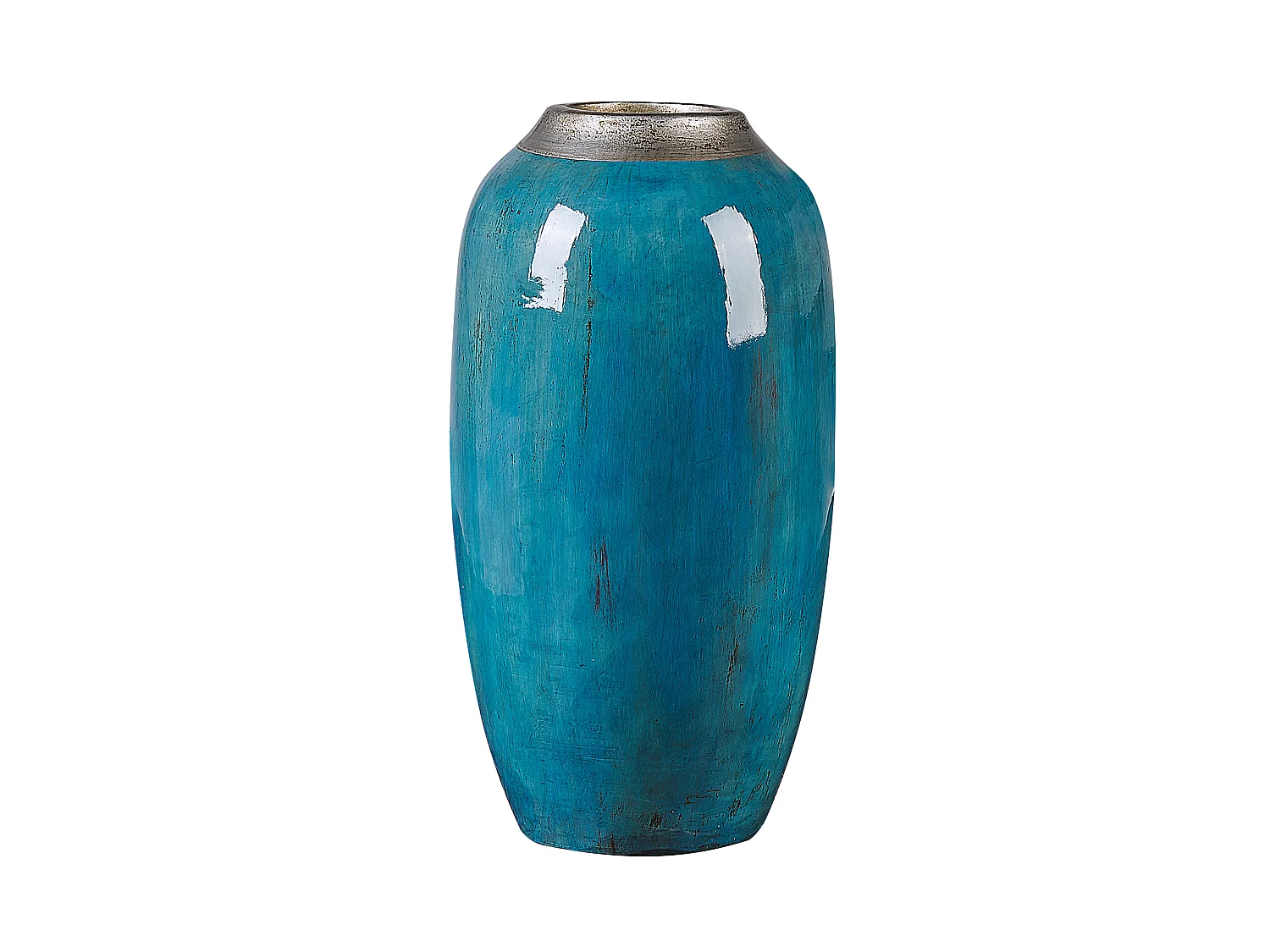 Vaso decorativo MILETUS Ceramica 42 cm Blu