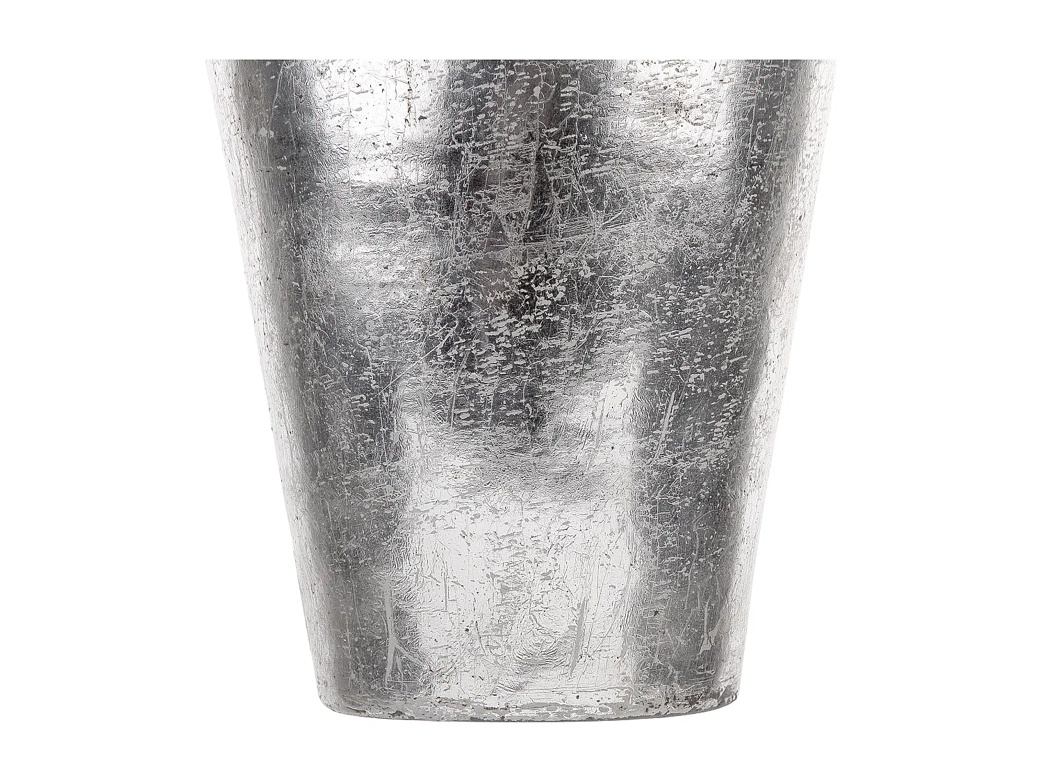 Vase décoratif LORCA Céramique 48 cm Argenté