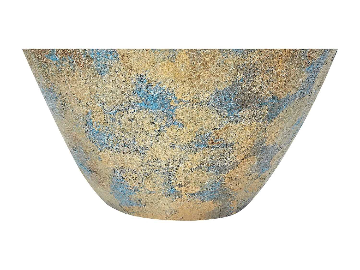 Vase décoratif NIDA Céramique 33 cm Doré