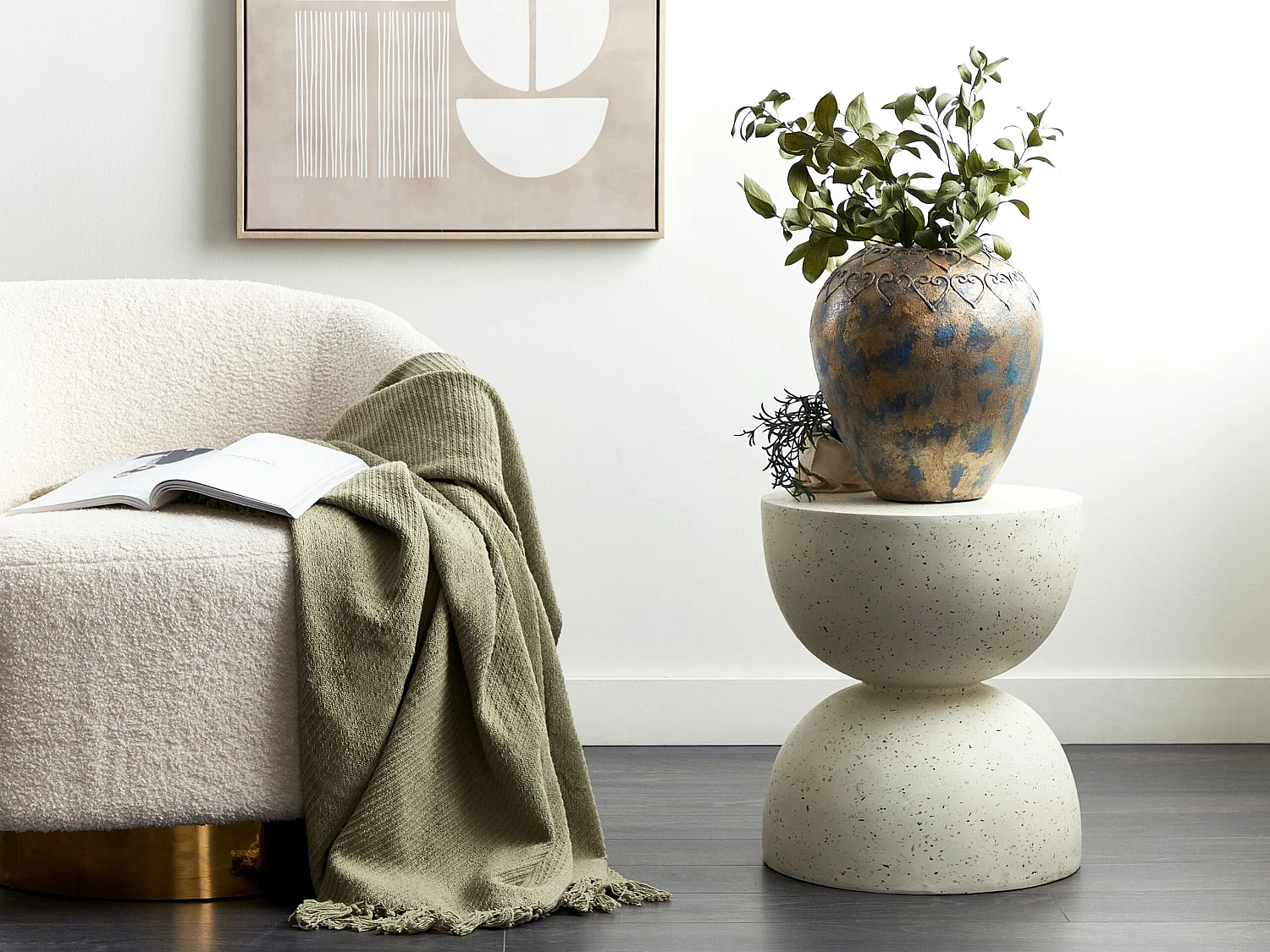 Decovaas NIDA Keramiek 33 cm Goud