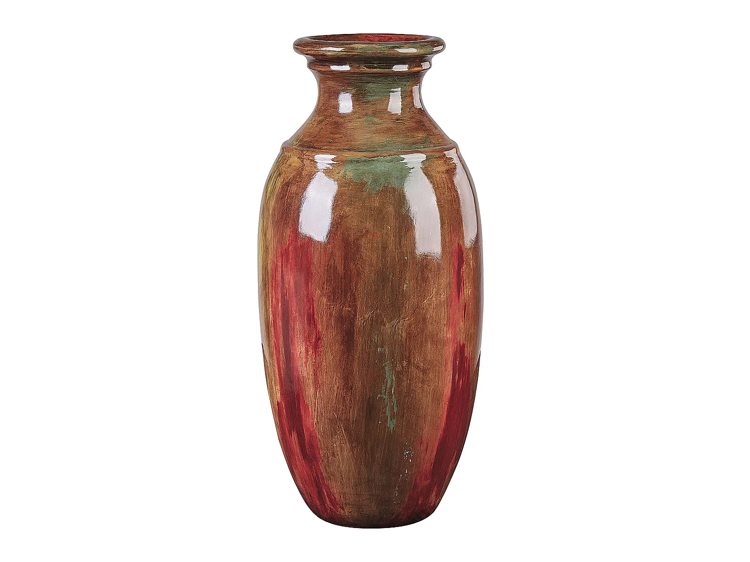 Vase décoratif HIMERA Céramique 65 cm Marron