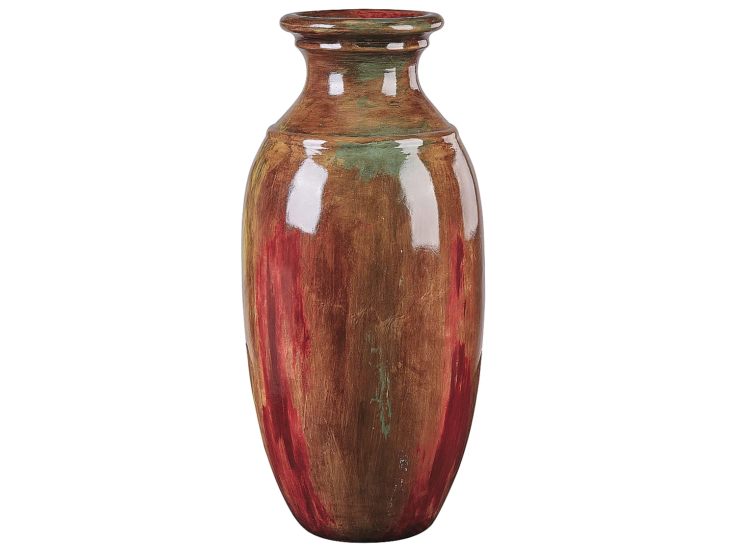 Vase décoratif HIMERA Céramique 65 cm Marron